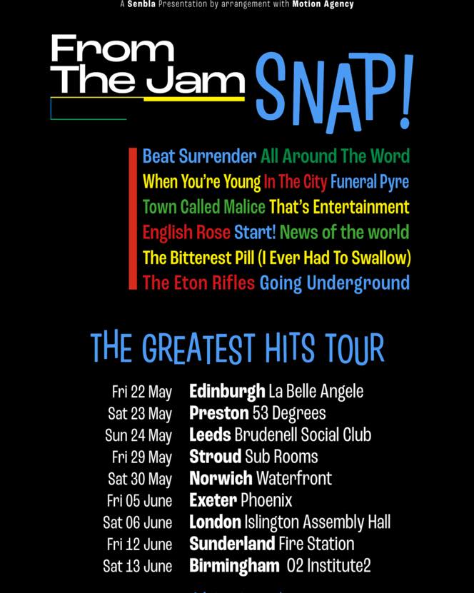 From The Jam Sound Affects 45th Anniversary Tour